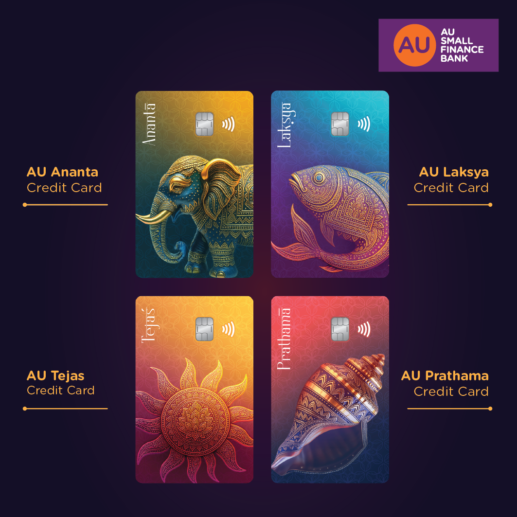 AU Small Finance Bank Launches Four-Tier Credit Card Portfolio to Strengthen Digital-First, Lifecycle-Based Offerings
